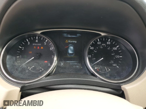 2014 Nissan Rogue SL with VIN 5N1AT2MV2EC815556, listed as a Copart auction lot 52730965 with 97,000 mi miles and Salvage Title. Bid and sale history available at carsss.com. Image 9.
