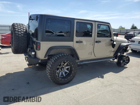 2016 Jeep Wrangler Unlimited Rubicon z VIN 1C4HJWFGXGL236560, wystawiony jako Copart lot #57528355 z przebiegiem 64 634 mil mil oraz Szkoda całkowita • Salvage title. Historia ofert i sprzedaży dostępna na DreamBid. Obrazek 3.
