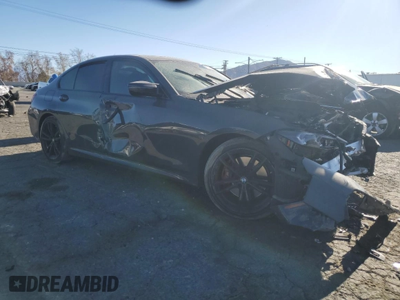 2024 BMW 3 Series M340i with VIN 3MW49FS09R8E05880, listed as a Copart auction lot 87534695 with 18,033 mi miles and Salvage Title. Bid and sale history available at carsss.com. Image 4.