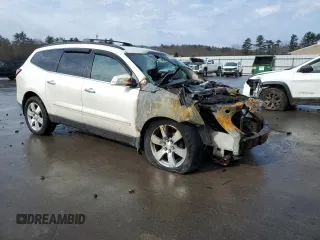 2014 Chevrolet Traverse LTZ z VIN 1GNKVJKD9EJ231164, wystawiony jako Copart lot #52876665 z przebiegiem Nie podano mil oraz Szkoda całkowita • Salvage title. Historia ofert i sprzedaży dostępna na DreamBid. Obrazek 4.