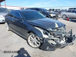 2014 Cadillac ATS Premium with VIN 1G6AE5SX4E0106197, listed as a IAAI auction lot 41720184 with 106,919 mi miles. Bid and sale history available at carsss.com. Image 1.