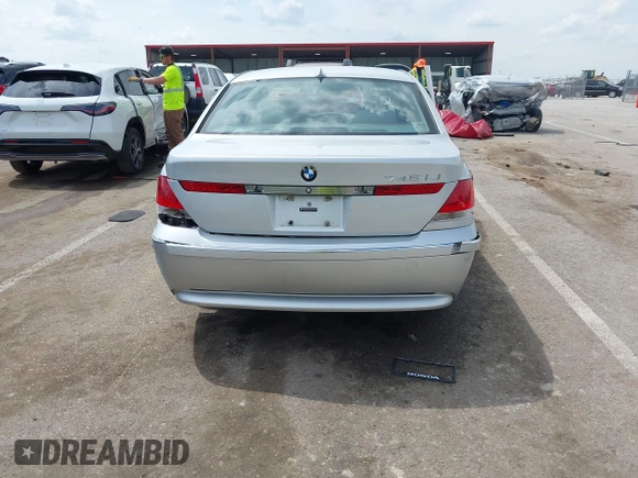 2003 BMW 7 Series 745Li with VIN WBAGN63443DR14666, listed as a IAAI auction lot 42088916 with 164,846 mi miles and . Bid and sale history available at DreamBid. Image 16.