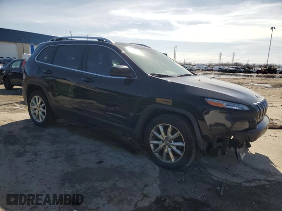 2017 Jeep Cherokee Limited with VIN 1C4PJLDS5HW554569, listed as a Copart auction lot 51339005 with 162,245 mi miles and Clean Title. Bid and sale history available at carsss.com. Image 4.