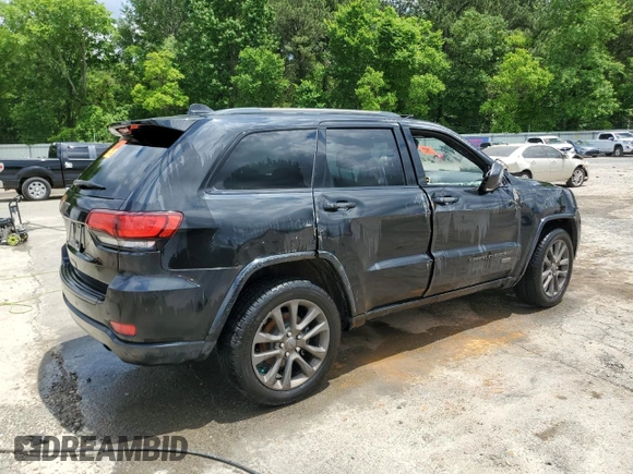 2016 Jeep Grand Cherokee Limited 75th Anniversary with VIN 1C4RJEBG0GC476544, listed as a Copart auction lot 56539365 with 95,989 mi miles and Salvage title. Bid and sale history available at DreamBid. Image 3.