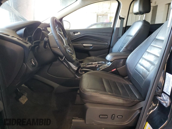 2014 Ford Escape Titanium with VIN 1FMCU0JX2EUD08165, listed as a Copart auction lot 89318205 with 134,721 mi miles and Salvage Title. Bid and sale history available at carsss.com. Image 7.