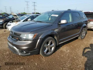 2016 Dodge Journey Crossroad z VIN 3C4PDCGB4GT171990, wystawiony jako Copart lot #62869914 z przebiegiem 130 803 mil mil oraz Szkoda całkowita • Salvage title. Historia ofert i sprzedaży dostępna na DreamBid. Obrazek 1.