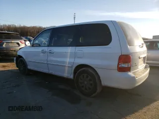 2005 Kia Sedona LX with VIN KNDUP132456702004, listed as a Copart auction lot 46514105 with 157,214 mi miles and Salvage Title. Bid and sale history available at carsss.com. Image 2.