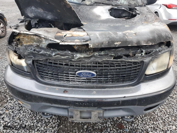 2000 Ford Expedition XLT with VIN 1FMPU16L3YLC36125, listed as a Copart auction lot 82433004 with 0 mi miles and Salvage Title. Bid and sale history available at carsss.com. Image 11.