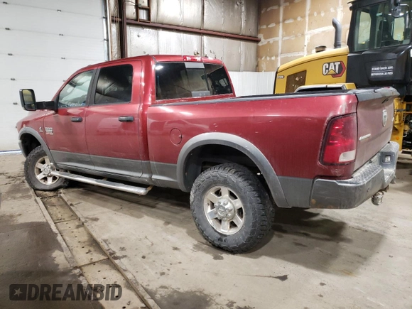 2012 Ram 2500 Big Horn z VIN 3C6UD5DLXCG248688, wystawiony jako Copart lot #57144155 z przebiegiem 90 218 mil mil oraz Szkoda całkowita • Salvage title. Historia ofert i sprzedaży dostępna na DreamBid. Obrazek 2.