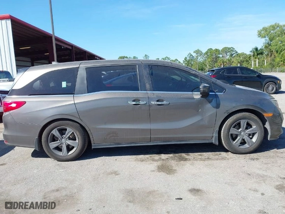 2021 Honda Odyssey EX with VIN 5FNRL6H59MB036990, listed as a IAAI auction lot 41452584 with NaN miles. Bid and sale history available at carsss.com. Image 14.