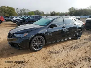 2019 Acura TLX w/A-Spec Pkg with VIN 19UUB1F61KA005784, listed as a Copart auction lot 50350425 with 52,547 mi miles and Salvage Title. Bid and sale history available at carsss.com. Image 1.