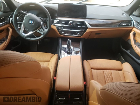 2023 BMW 5 Series 530e with VIN WBA13AG05PCM94563, listed as a Copart auction lot 87515145 with Not provided miles and Salvage title. Bid and sale history available at DreamBid. Image 8.