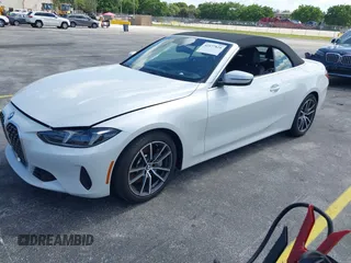 2025 BMW 4 Series 430i with VIN WBA33DB05SCU55191, listed as a IAAI auction lot 42477824 with 6,224 mi miles and . Bid and sale history available at DreamBid. Image 2.