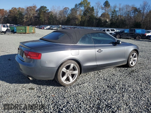 2015 Audi A5 Premium with VIN WAUCFAFH1FN010902, listed as a Copart auction lot 80264624 with 129,786 mi miles and Salvage title. Bid and sale history available at DreamBid. Image 3.
