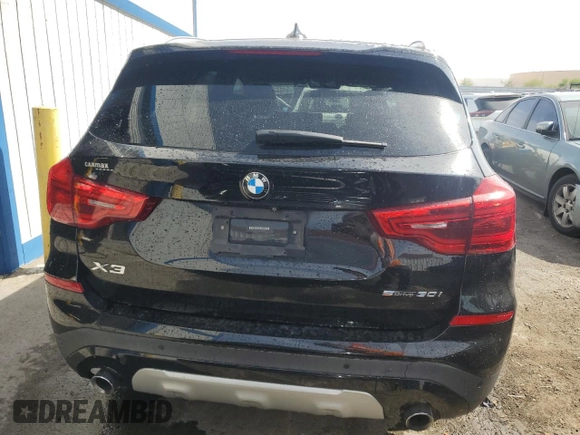 2019 BMW X3 sDrive30i with VIN 5UXTR7C52KLR51402, listed as a Copart auction lot 54653295 with 58,457 mi miles and Clean Title. Bid and sale history available at DreamBid. Image 6.
