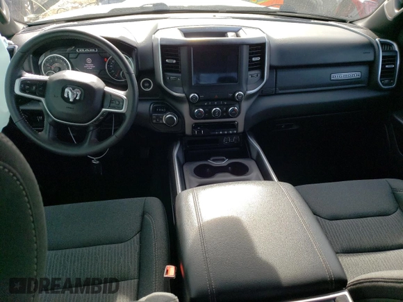 2020 Ram 1500 Big Horn with VIN 1C6SRFFT4LN159377, listed as a Copart auction lot 47632263 with 58,223 mi miles and Salvage Title. Bid and sale history available at carsss.com. Image 8.