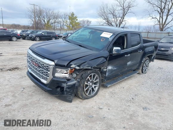 2021 GMC Canyon 4WD Denali with VIN 1GTG6EEN9M1221529, listed as a IAAI auction lot 41228498 with 67,727 mi miles. Bid and sale history available at carsss.com. Image 17.