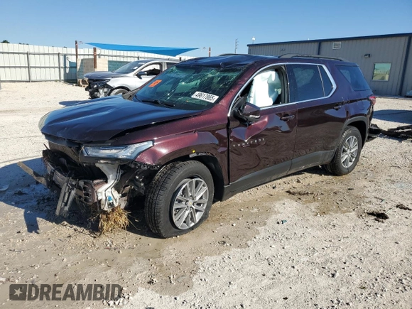 2022 Chevrolet Traverse LT Cloth with VIN 1GNEVGKW7NJ143084, listed as a Copart auction lot 49617865 with 0 mi miles and Non Repairable. Bid and sale history available at carsss.com. Image 1.