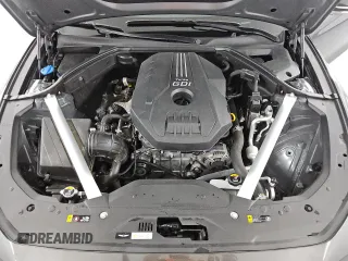 2023 Genesis G70 2.0T with VIN KMTG34TA9PU128257, listed as a Copart auction lot 75609134 with 21,969 mi miles and Salvage Title. Bid and sale history available at carsss.com. Image 11.