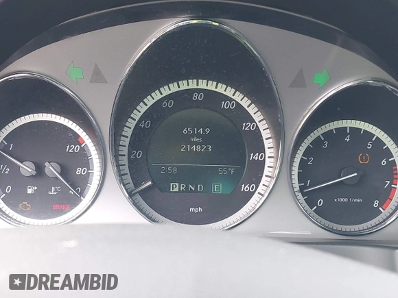 2011 Mercedes-Benz C 300 Sport with VIN WDDGF8BB1BR135955, listed as a IAAI auction lot 41983508 with 214,823 mi miles and . Bid and sale history available at DreamBid. Image 7.