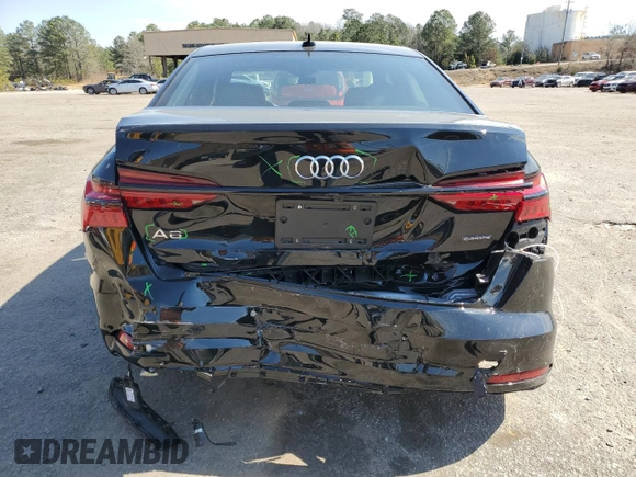 2021 Audi A6 Premium Plus with VIN WAUE8AF2XMN034062, listed as a Copart auction lot 47009385 with 8,674 mi miles and Salvage Title. Bid and sale history available at carsss.com. Image 6.