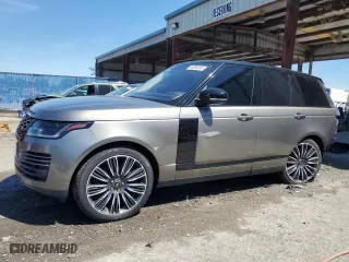 2021 Land Rover Range Rover Westminster with VIN SALGS2RU1MA455989, listed as a Copart auction lot 50598255 with 54,639 mi miles and Salvage Title. Bid and sale history available at carsss.com. Image 1.