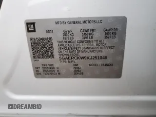 2019 Buick Enclave Premium with VIN 5GAERCKW9KJ251046, listed as a Copart auction lot 84177494 with 94,319 mi miles and Salvage Title. Bid and sale history available at carsss.com. Image 14.