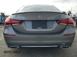 2019 Mercedes-Benz A 220 with VIN WDD3G4EB2KW030844, listed as a Copart auction lot 44411065 with 35,260 mi miles and Salvage Title. Bid and sale history available at DreamBid. Image 6.