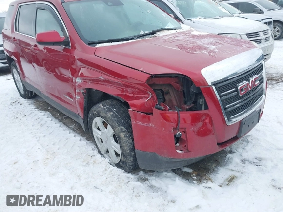 2014 GMC Terrain SLE with VIN 2GKFLWEK6E6171496, listed as a IAAI auction lot 41575131 with 155,550 mi miles. Bid and sale history available at carsss.com. Image 6.