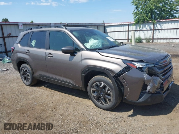 2025 Subaru Forester Premium with VIN JF2SLDDC1SH572986, listed as a IAAI auction lot 42517134 with 313 mi miles and . Bid and sale history available at DreamBid. Image 1.