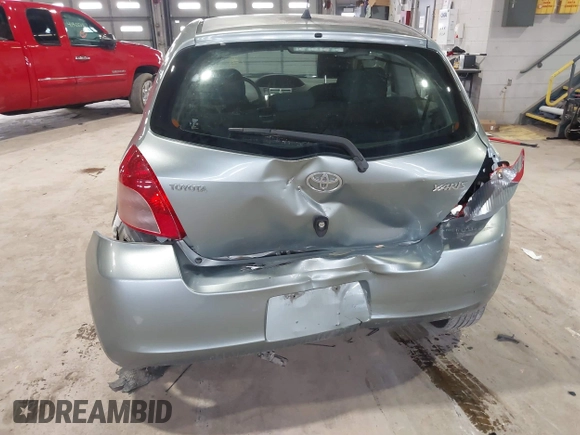 2008 Toyota Yaris with VIN JTDJT923485176488, listed as a IAAI auction lot 41866638 with 129,612 mi miles. Bid and sale history available at carsss.com. Image 6.