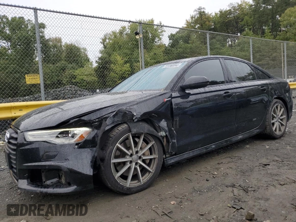 2018 Audi A6 Sport with VIN WAUF3AFC2JN107013, listed as a Copart auction lot 72596594 with 91,714 mi miles and Salvage Title. Bid and sale history available at carsss.com. Image 1.