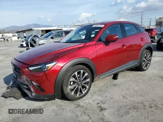 2019 Mazda CX-3 Grand Touring with VIN JM1DKFD79K0414726, listed as a Copart auction lot 45044155 with 16,912 mi miles and Salvage Title. Bid and sale history available at carsss.com. Image 1.