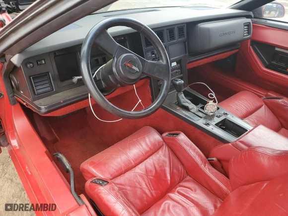 1986 Chevrolet Corvette with VIN 1G1YY6783G5901816, listed as a Copart auction lot 54117865 with 49,204 mi miles and Clean Title. Bid and sale history available at carsss.com. Image 8.