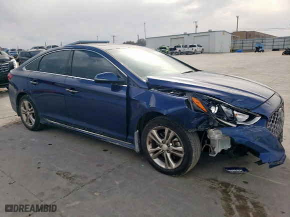 2019 Hyundai Sonata Sport with VIN 5NPE34AF8KH796431, listed as a Copart auction lot 48962165 with 109,685 mi miles and Salvage Title. Bid and sale history available at carsss.com. Image 4.