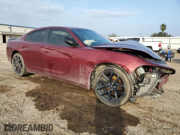 2019 Dodge Charger SXT with VIN 2C3CDXBG3KH734655, listed as a Copart auction lot 43331485 with 62,777 mi miles and Salvage Title. Bid and sale history available at DreamBid. Image 4.