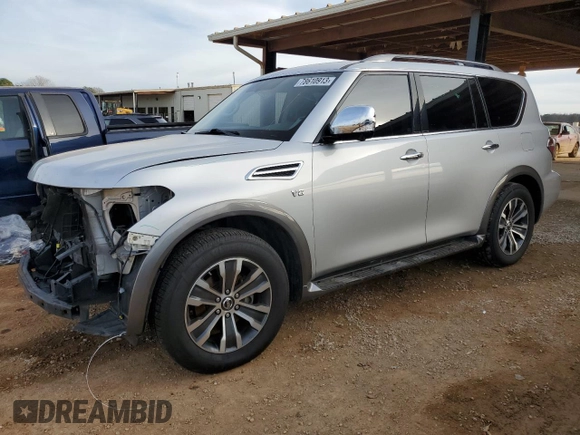 2019 Nissan Armada SL with VIN JN8AY2ND1KX008160, listed as a Copart auction lot 78610913 with 92,984 mi miles. Bid and sale history available at carsss.com. Image 1.