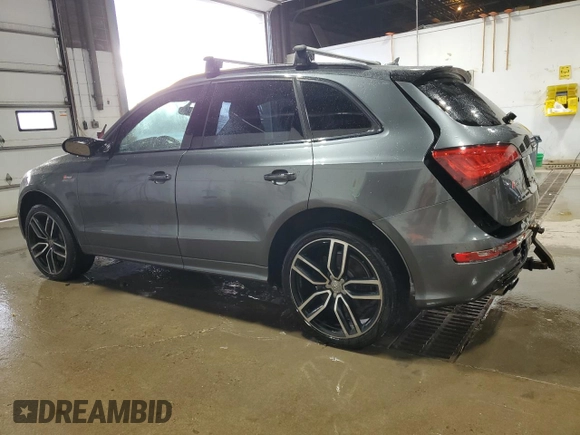 2017 Audi SQ5 Premium Plus z VIN WA1CCAFP9HA036655, wystawiony jako Copart lot #85700074 z przebiegiem 73 337 mil mil oraz Szkoda całkowita • Salvage title. Historia ofert i sprzedaży dostępna na DreamBid. Obrazek 2.