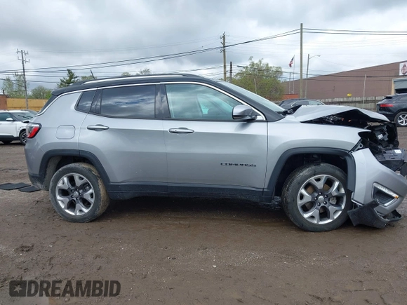 2020 Jeep Compass Limited with VIN 3C4NJDCB7LT233985, listed as a IAAI auction lot 42155583 with 28,929 mi miles and . Bid and sale history available at DreamBid. Image 13.