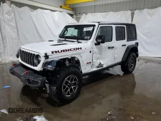 2025 Jeep Wrangler Rubicon с VIN 1C4PJXFN3SW559405, выставлен на аукционе Copart как лот 65444265 с пробегом 8 878 миль миль и Чистый • Clean title. История ставок и продаж доступна на DreamBid. Изображение 1.