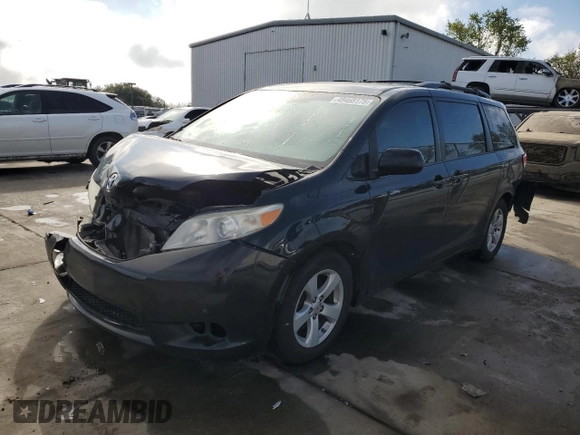 2013 Toyota Sienna LE AAS with VIN 5TDKK3DCXDS313827, listed as a Copart auction lot 49465175 with 134,579 mi miles and Salvage title. Bid and sale history available at DreamBid. Image 1.