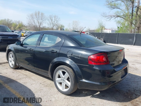 2013 Dodge Avenger SE with VIN 1C3CDZAB7DN519145, listed as a IAAI auction lot 41987503 with 122,121 mi miles and . Bid and sale history available at DreamBid. Image 3.