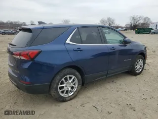 2022 Chevrolet Equinox LT with VIN 3GNAXUEV8NL174976, listed as a Copart auction lot 49132335 with 62,067 mi miles and Salvage Title. Bid and sale history available at carsss.com. Image 3.