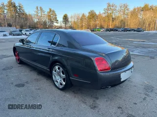 2008 Bentley Flying Spur with VIN SCBBR93W48C052621, listed as a Copart auction lot 44804635 with 142,600 mi miles and Clean Title. Bid and sale history available at DreamBid. Image 3.