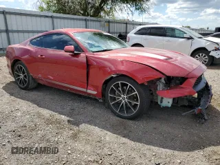 2021 Ford Mustang EcoBoost with VIN 1FA6P8TH6M5146603, listed as a Copart auction lot 74628684 with 77,153 mi miles and Clean Title. Bid and sale history available at carsss.com. Image 4.