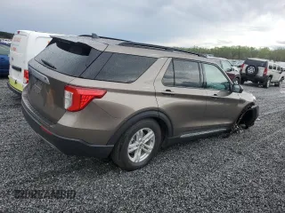 2021 Ford Explorer XLT with VIN 1FMSK7DH3MGB39284, listed as a Copart auction lot 51348135 with 54,512 mi miles and Salvage Title. Bid and sale history available at carsss.com. Image 3.