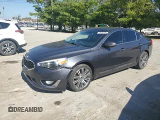2015 Kia Cadenza Premium with VIN KNALN4D73F5195534, listed as a Copart auction lot 75629754 with 79,927 mi miles and Non Repairable. Bid and sale history available at carsss.com. Image 1.