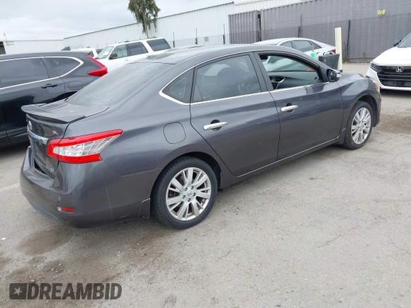 2013 Nissan Sentra S with VIN 3N1AB7AP6DL775823, listed as a IAAI auction lot 42073926 with 84,095 mi miles and . Bid and sale history available at DreamBid. Image 4.
