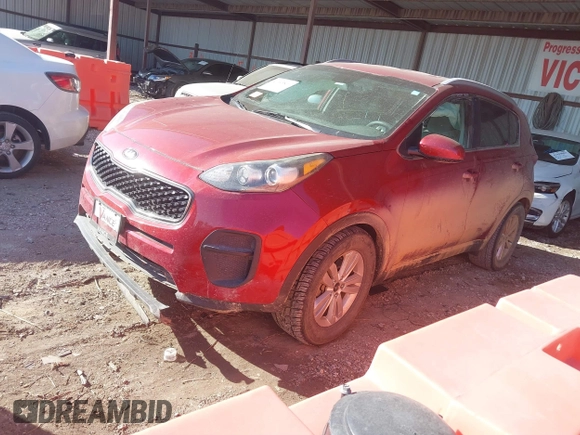 2017 Kia Sportage LX with VIN KNDPM3AC8H7079644, listed as a IAAI auction lot 41343810 with 112,554 mi miles. Bid and sale history available at carsss.com. Image 2.