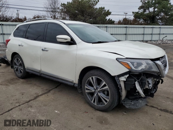 2020 Nissan Pathfinder Platinum с VIN 5N1DR2DM5LC585642, выставлен на аукционе Copart как лот 43278175 с пробегом 105 201 миль миль и Списание • Salvage title. История ставок и продаж доступна на DreamBid. Изображение 4.